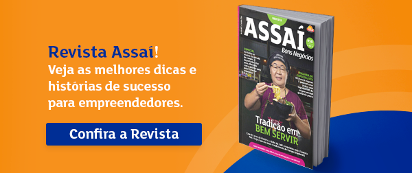 banner com a capa da Revista Assaí Bons Negócios - Assaí Atacadista - São João empreendedor