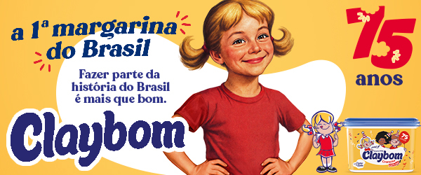 banner com menina personagem da margarina Claybom e um texto - Assaí Atacadista - dicas de cozinha