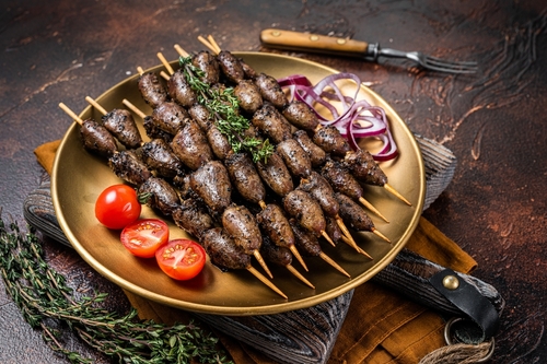 coração de frango grelhado - Assaí Atacadista - churrasco de Carnaval