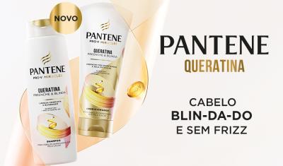banner nova linha pantene queratina - produtos de beleza - assaí atacadista
