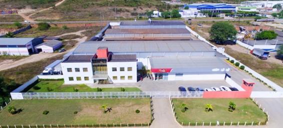 Vista de cima da sede da Vida Alimentos, em Jequié, na Bahia (Foto: divulgação/Vida Alimentos)