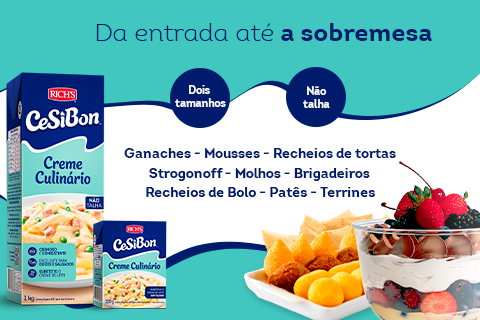 produto creme culinário Cesibon