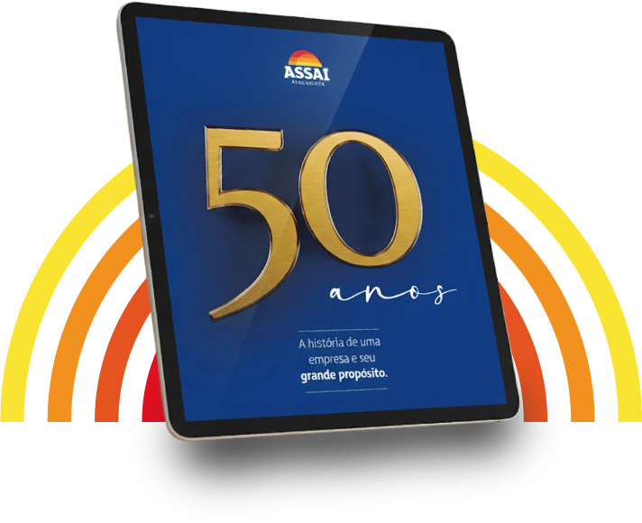 Tablet Mockup - Assaí 50 Anos